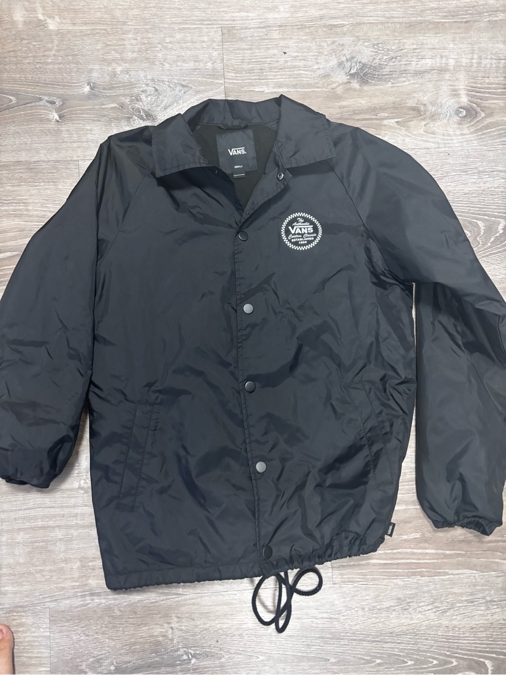 Vans Black Coach Windbreaker Jacket